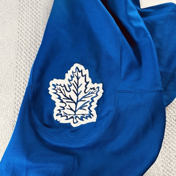 Vintage 90s CCM Center Ice Toronto Maple Leafs NHL Hockey Game Strap Jersey 54 - Picture 7 of 12